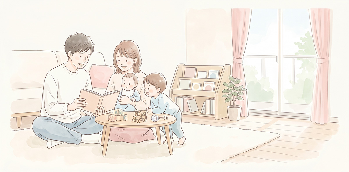 きょうだいで英語教材を楽しむ家族｜タイプ別ガイド